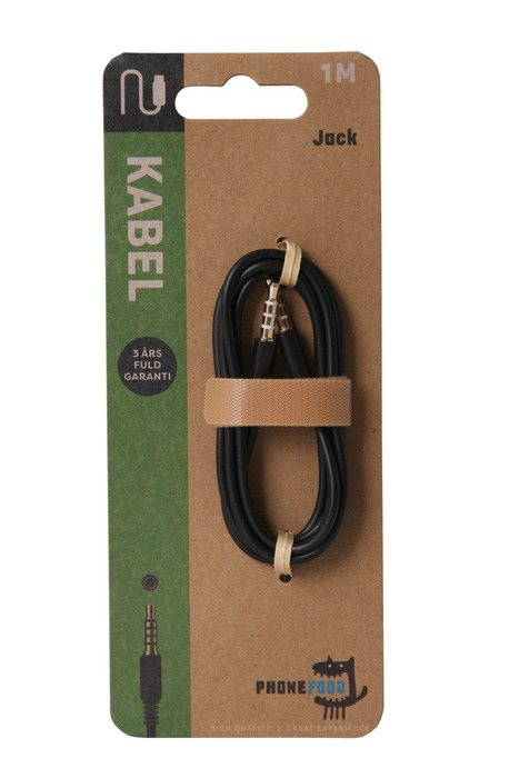 Mini jack til mini jack kabel – 1 meter